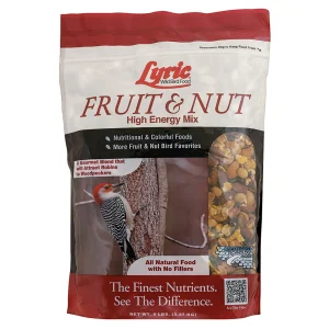 Lyric Fruit & Nut Wild Bird Seed, High Energy Wild Bird Food Mix