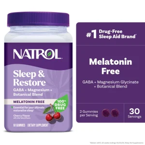 Natrol® Sleep & Restore Magnesium Glycinate Gummies